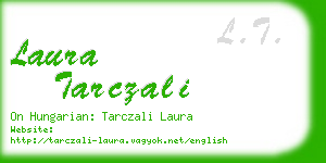 laura tarczali business card